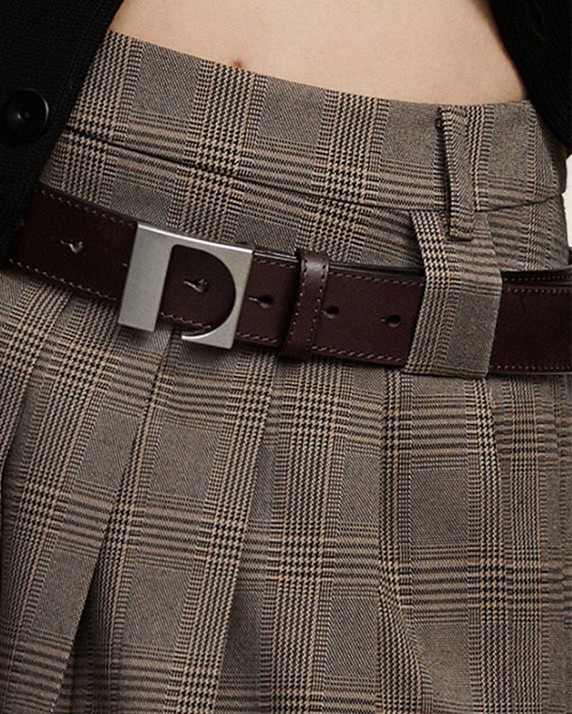 OPICLOTH Classic Embossed Leather Belt