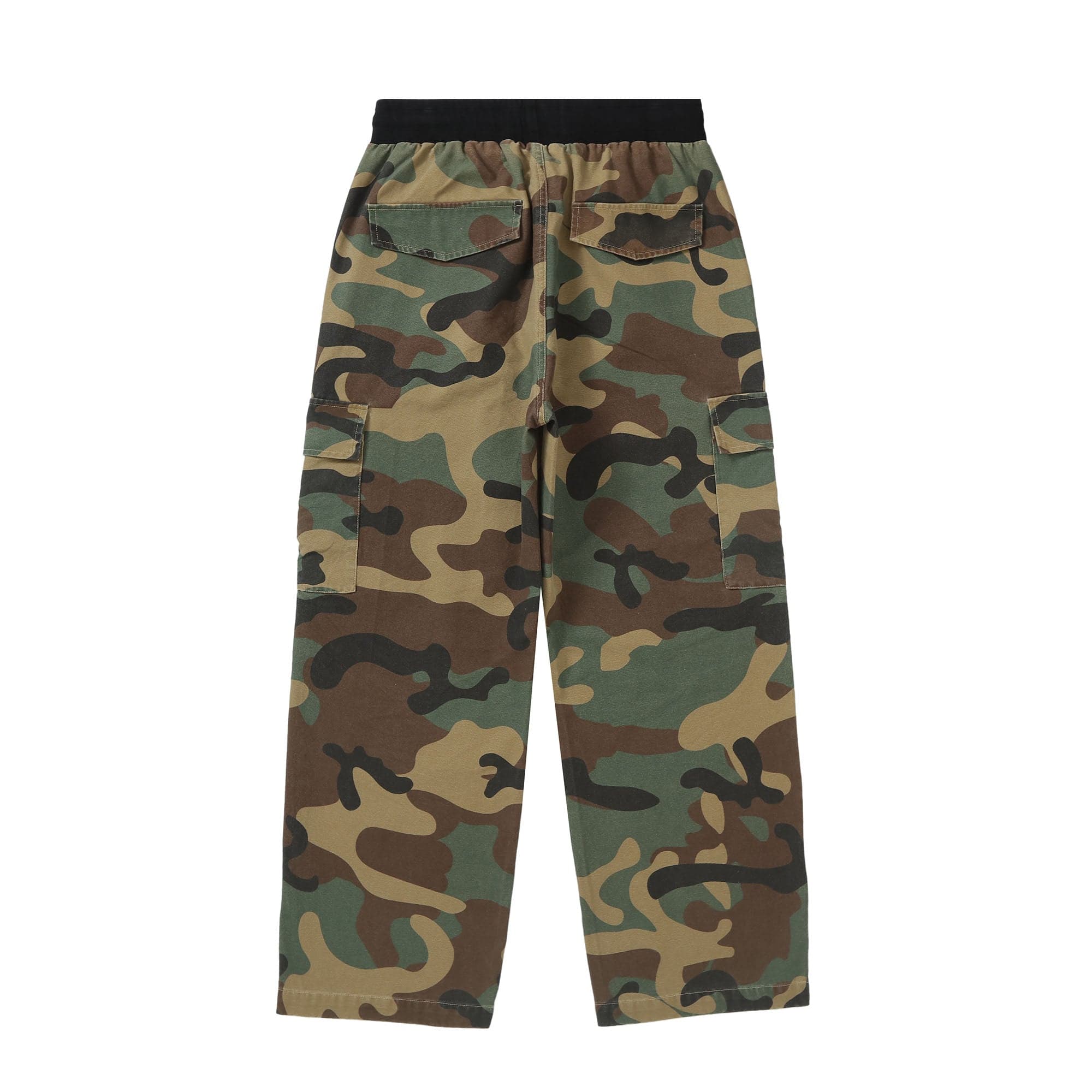 MAKEMORE Camo Drawstring Cargo Sweatpants