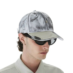 FACEONLAB Metal Plate LOGO Cap Grey
