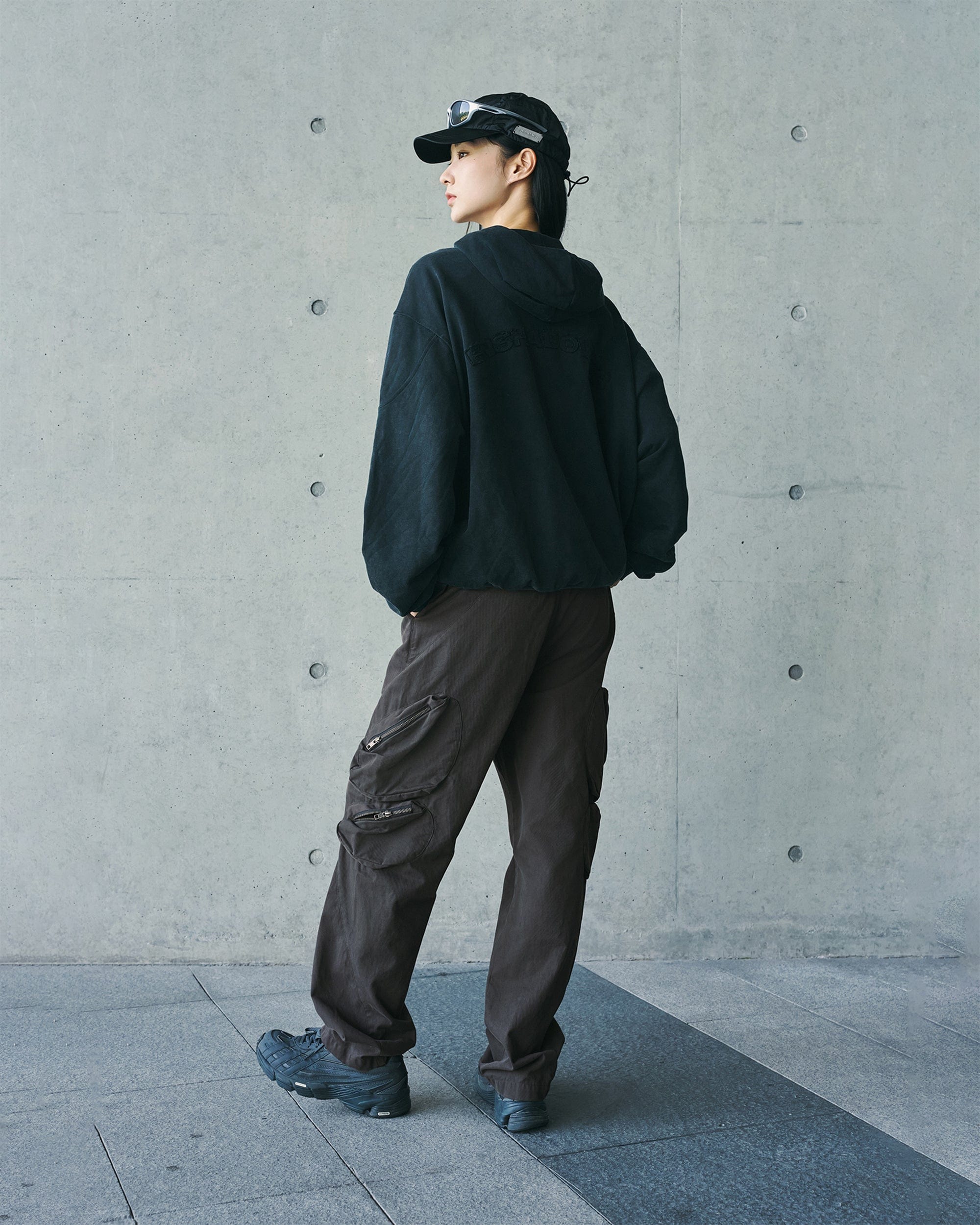 ENSHADOWER Modern Pleated Zipper Tactical Cargo