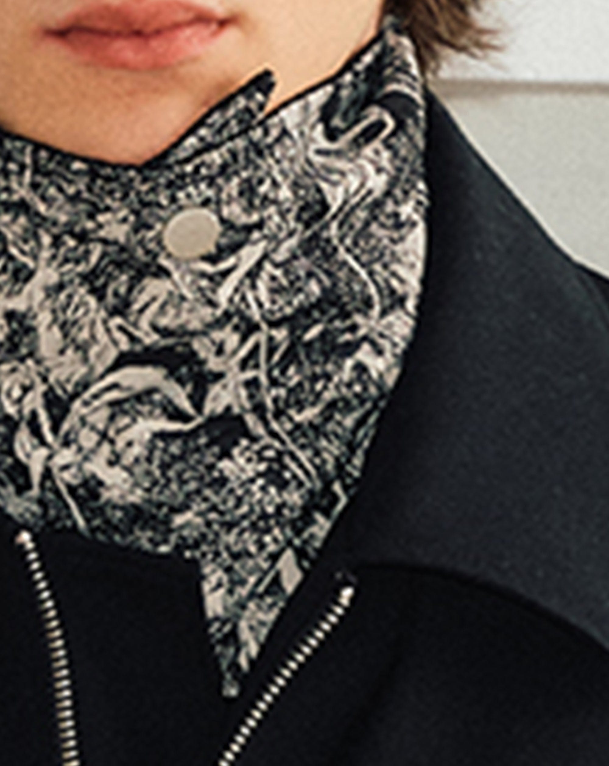 KREATE Reversible Full Print Snap Scarf