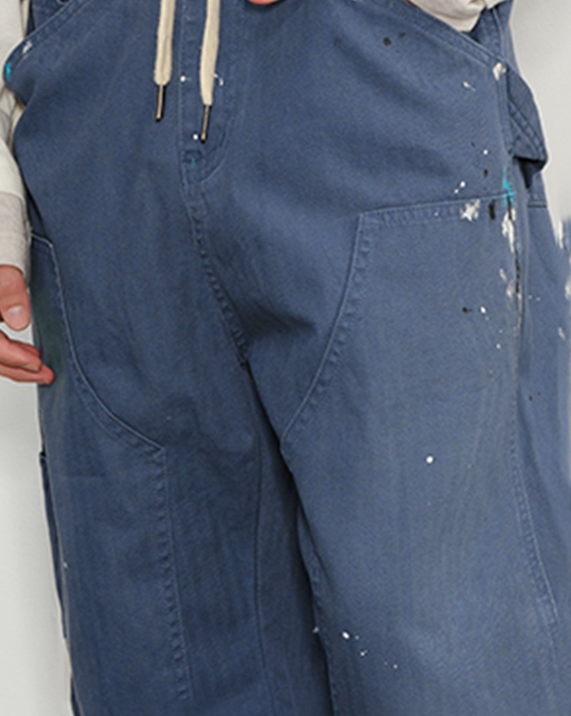 KREATE Paint-Splattered Double-Knee Pants
