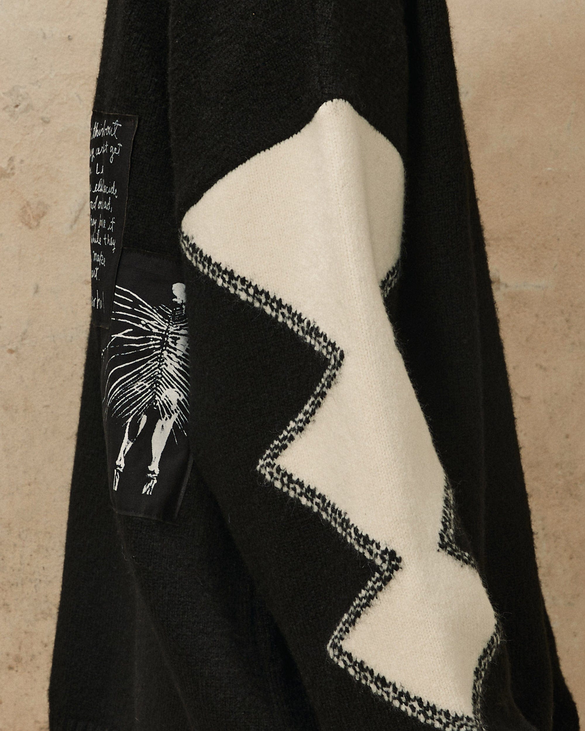 OVDY Color-Blocked Patchwork Sweater