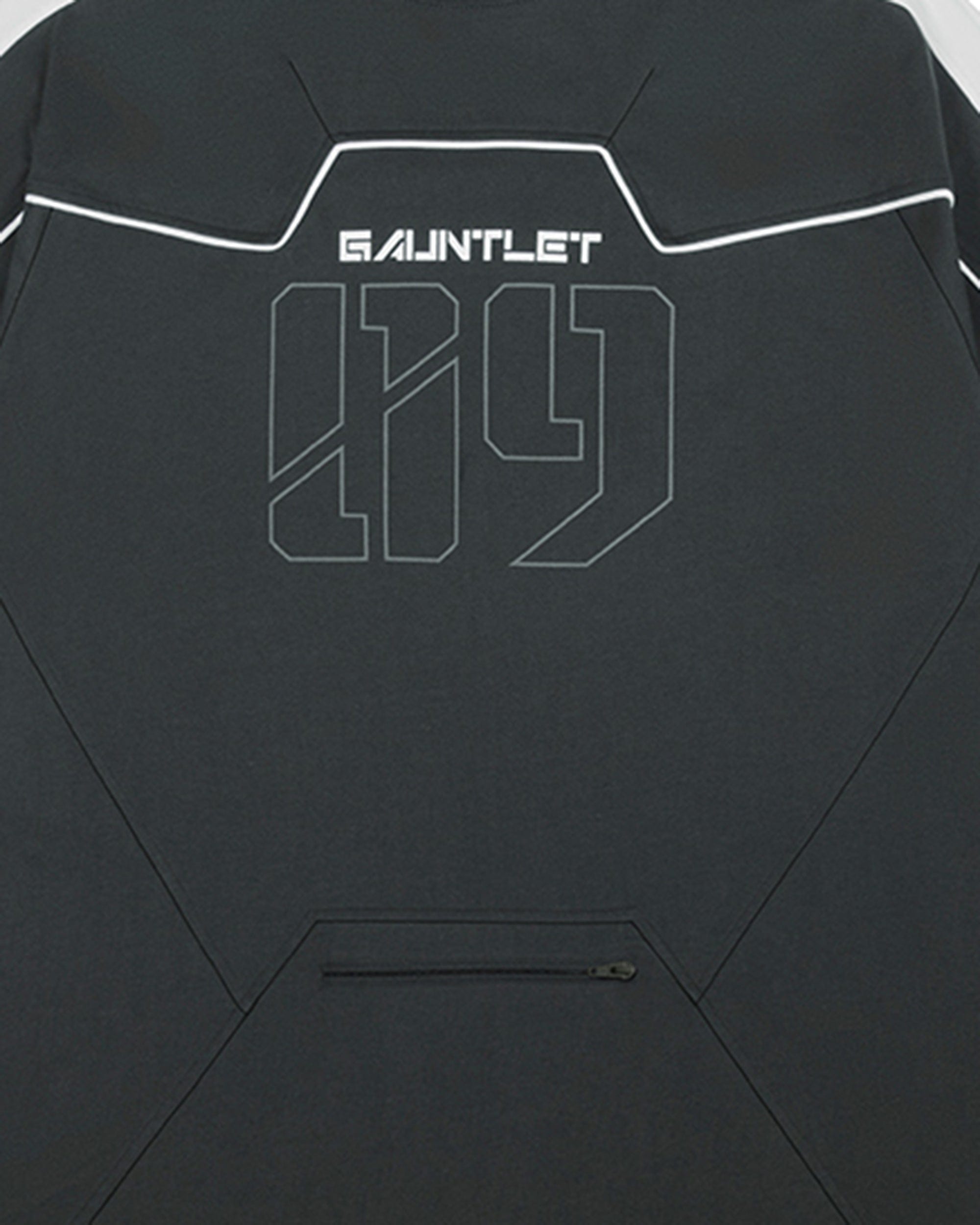 XIPHEVIL Modern Deconstructed Rivet Jersey Black