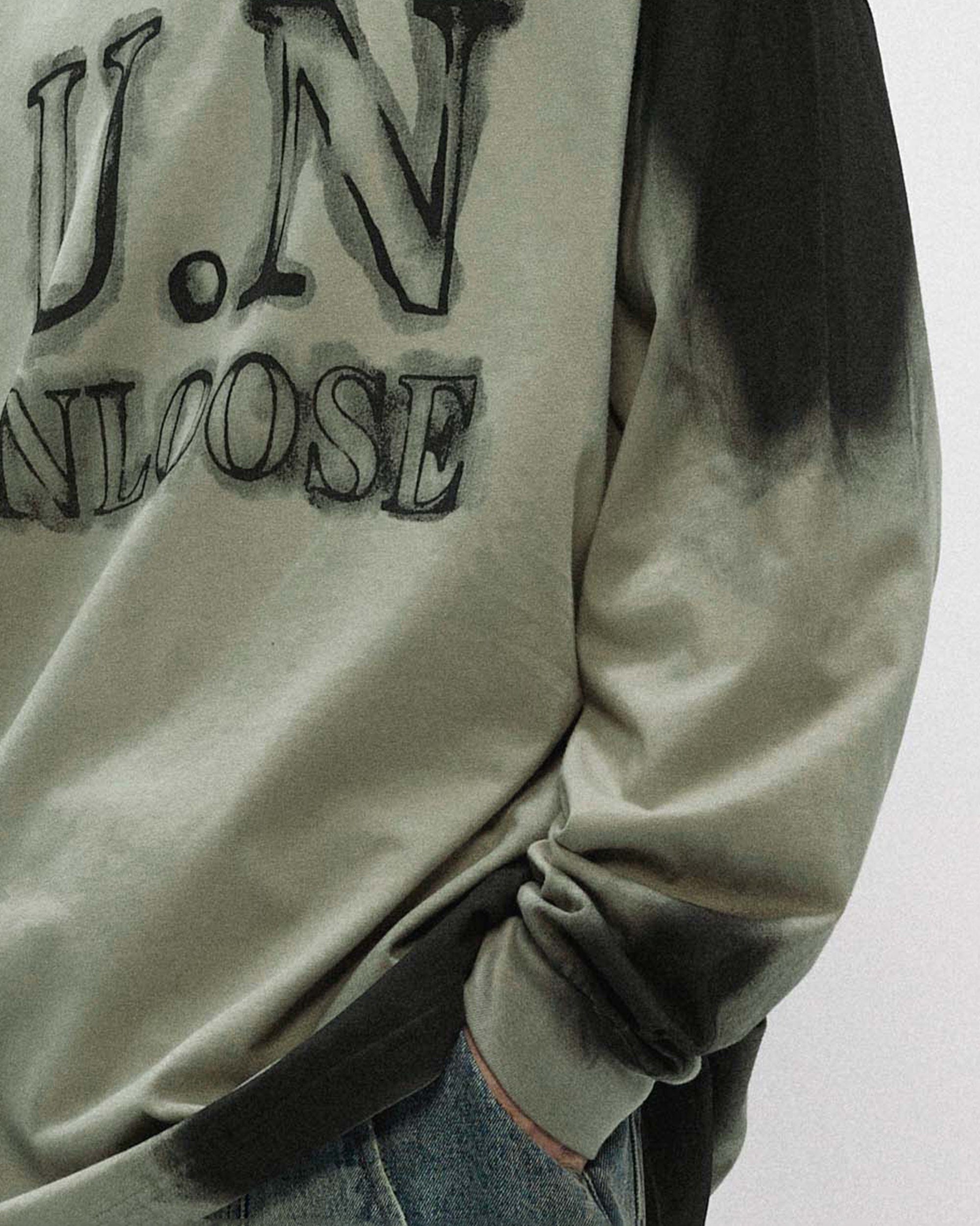 OVDY Unloose Ink Gradient Long-Sleeve Tee