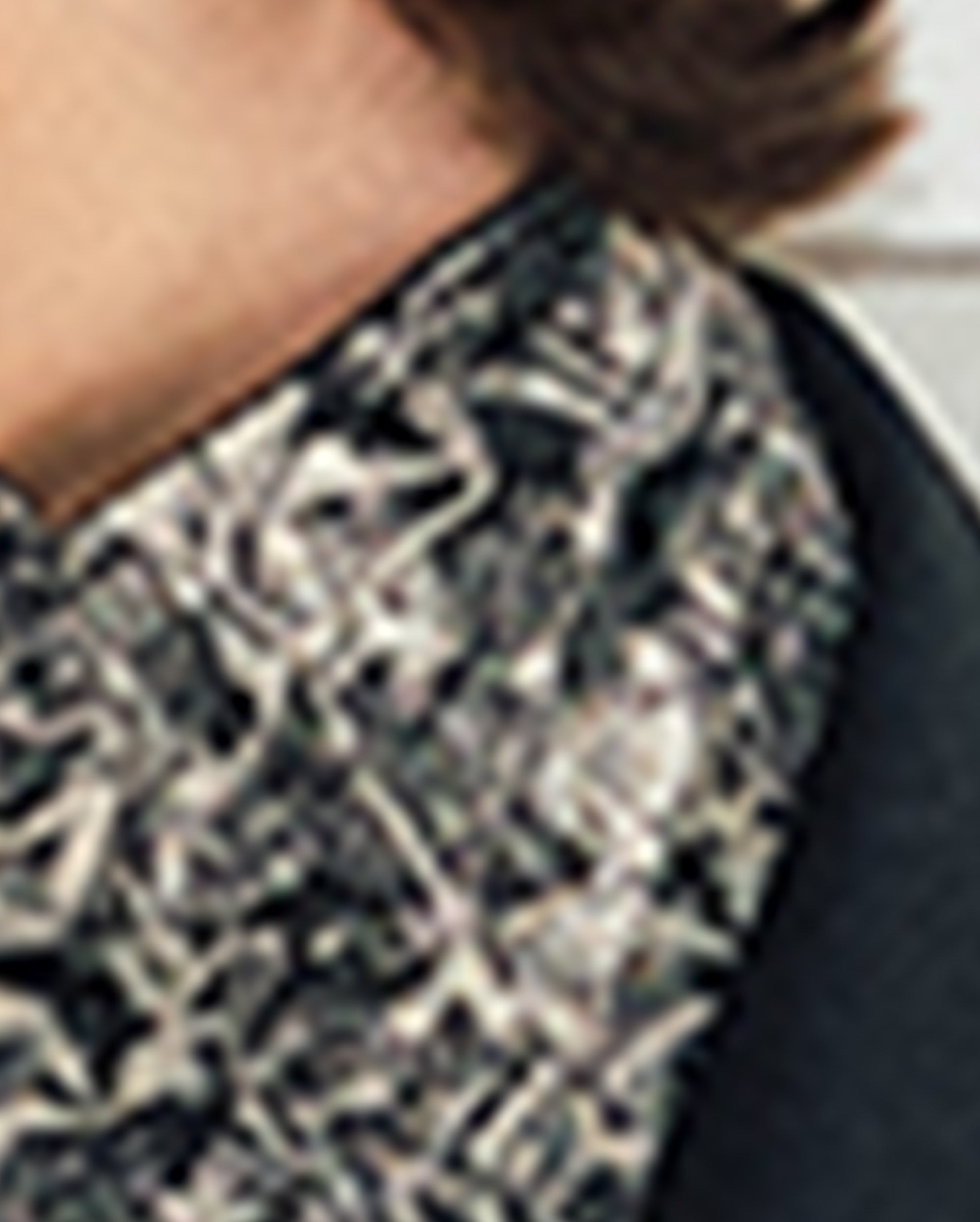 KREATE Reversible Full Print Snap Scarf