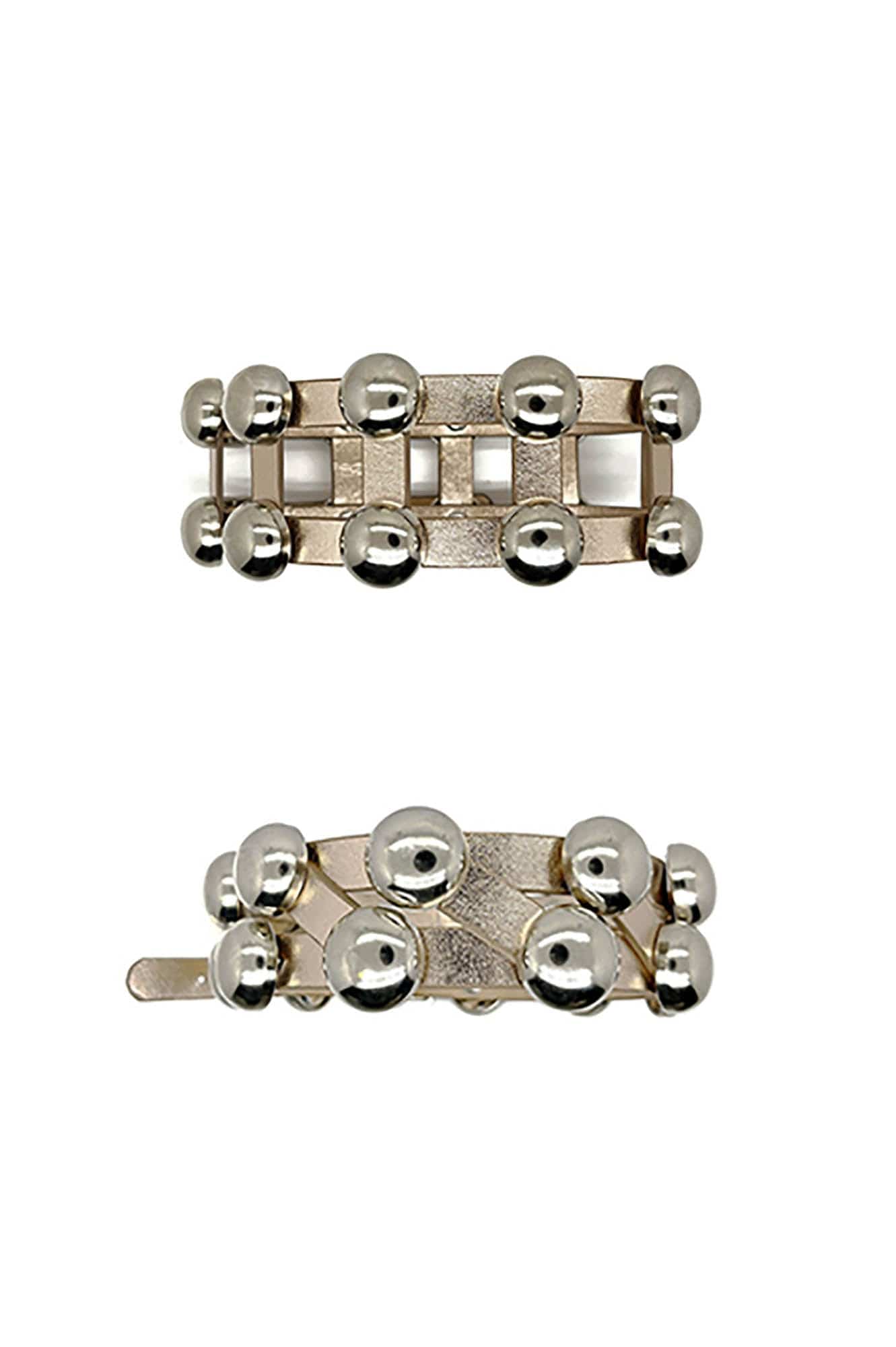 SCHWARZGOLD Metallic Beaded Double-Strap Choker