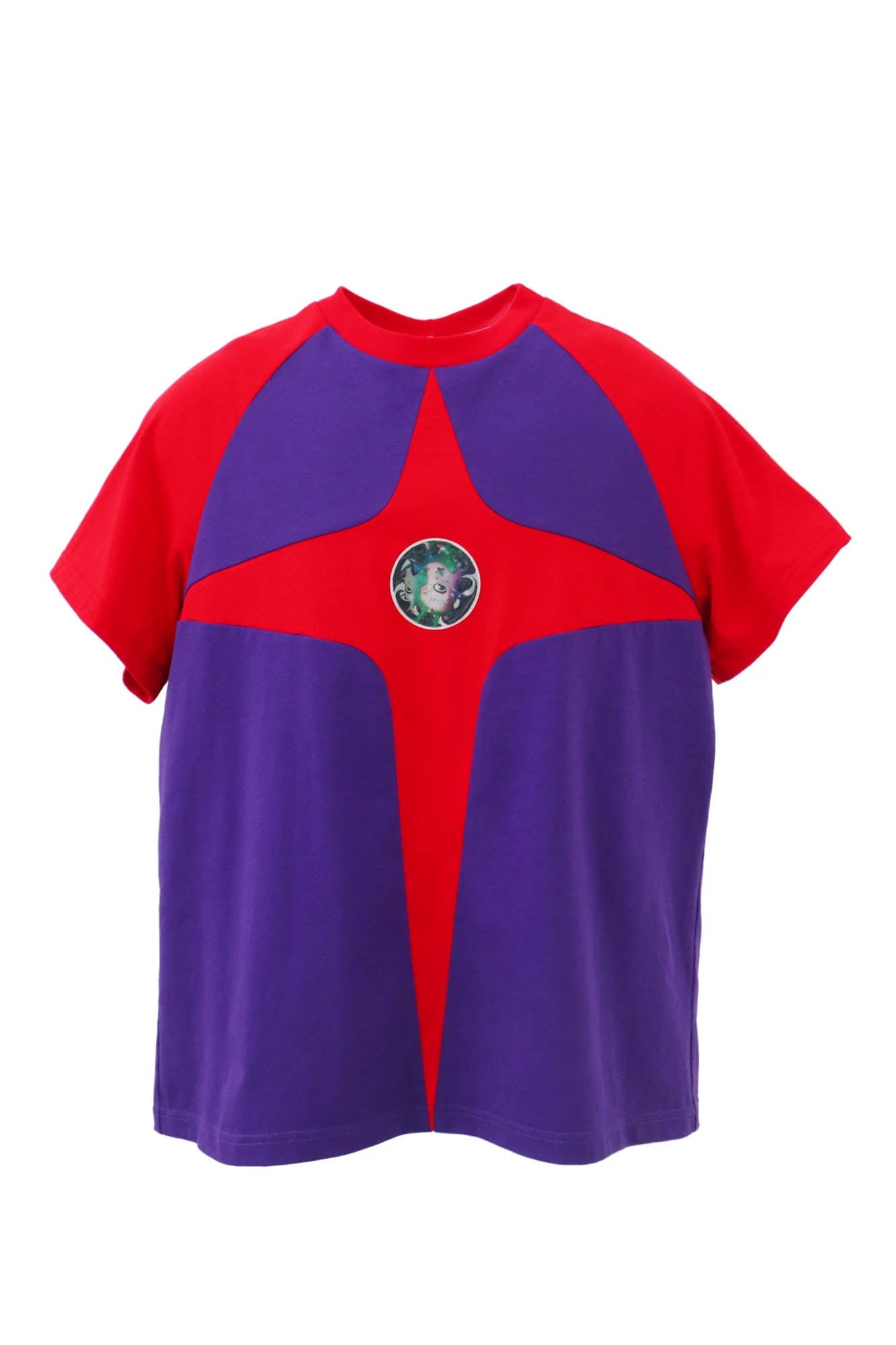 EMBRYO Four-Point Star Spliced T-Shirt