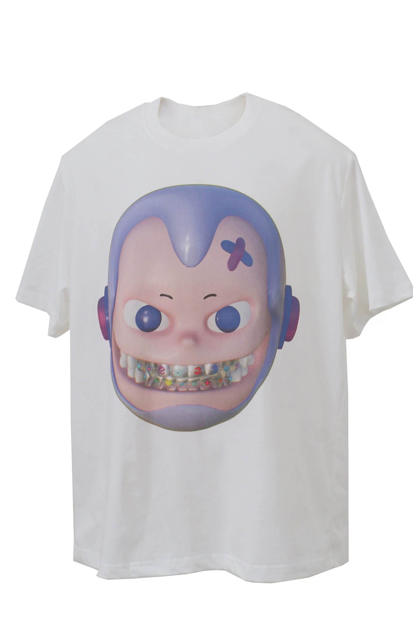 EMBRYO The Face Graphic T-Shirt White