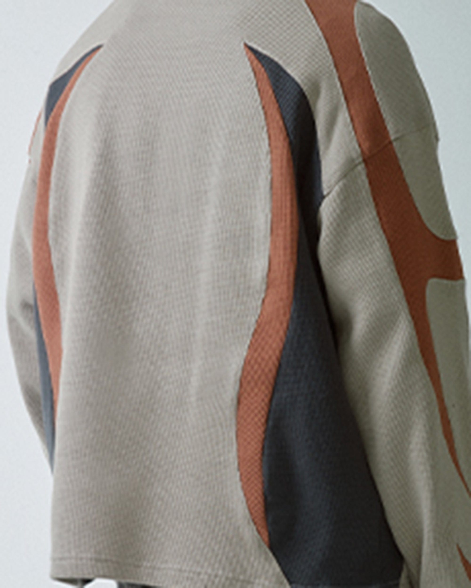 F2CE Modern Deconstructed Waffle Sweatshirt