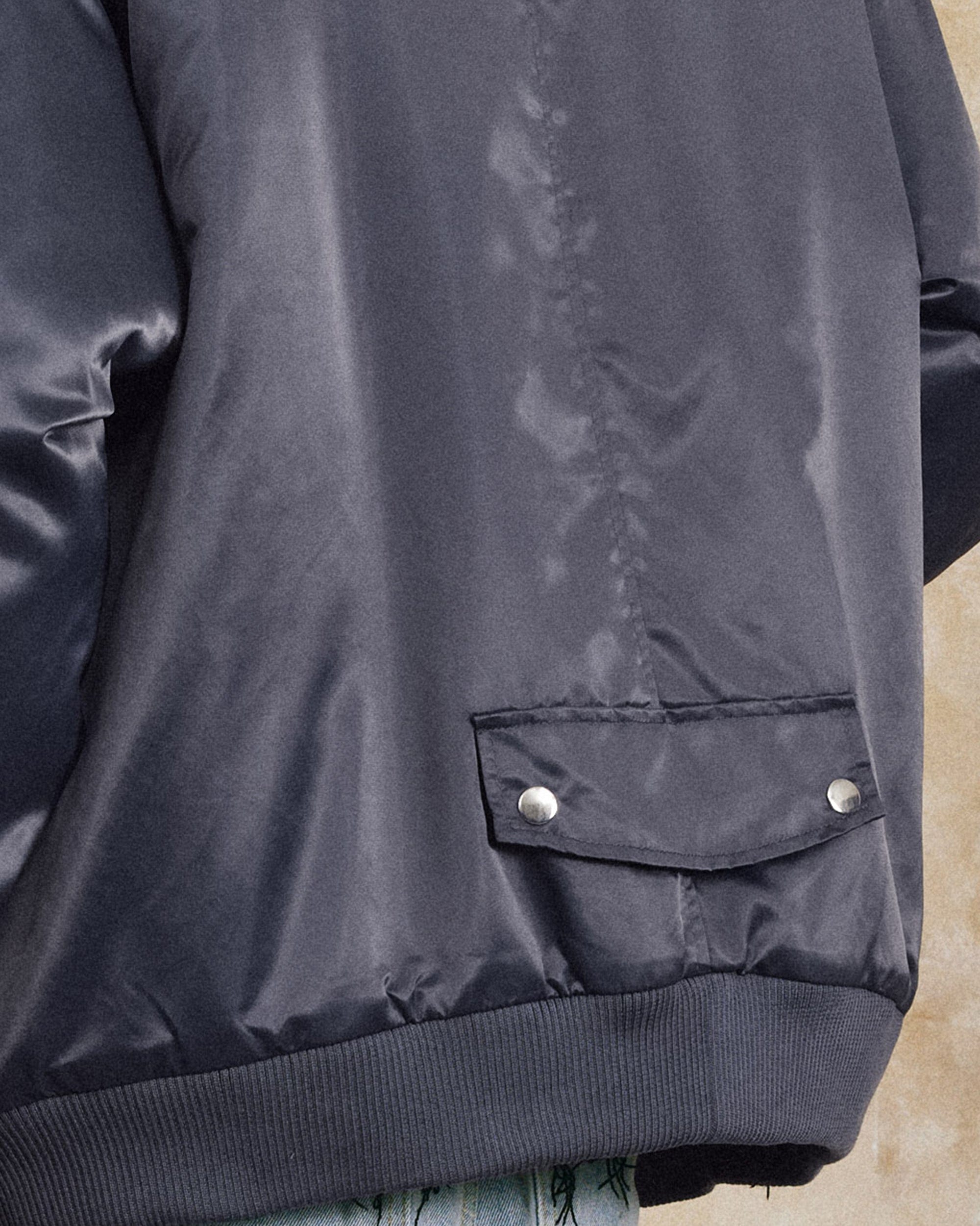 OVDY Modern Big-pocket Cotton-Padded Baseball Jacket