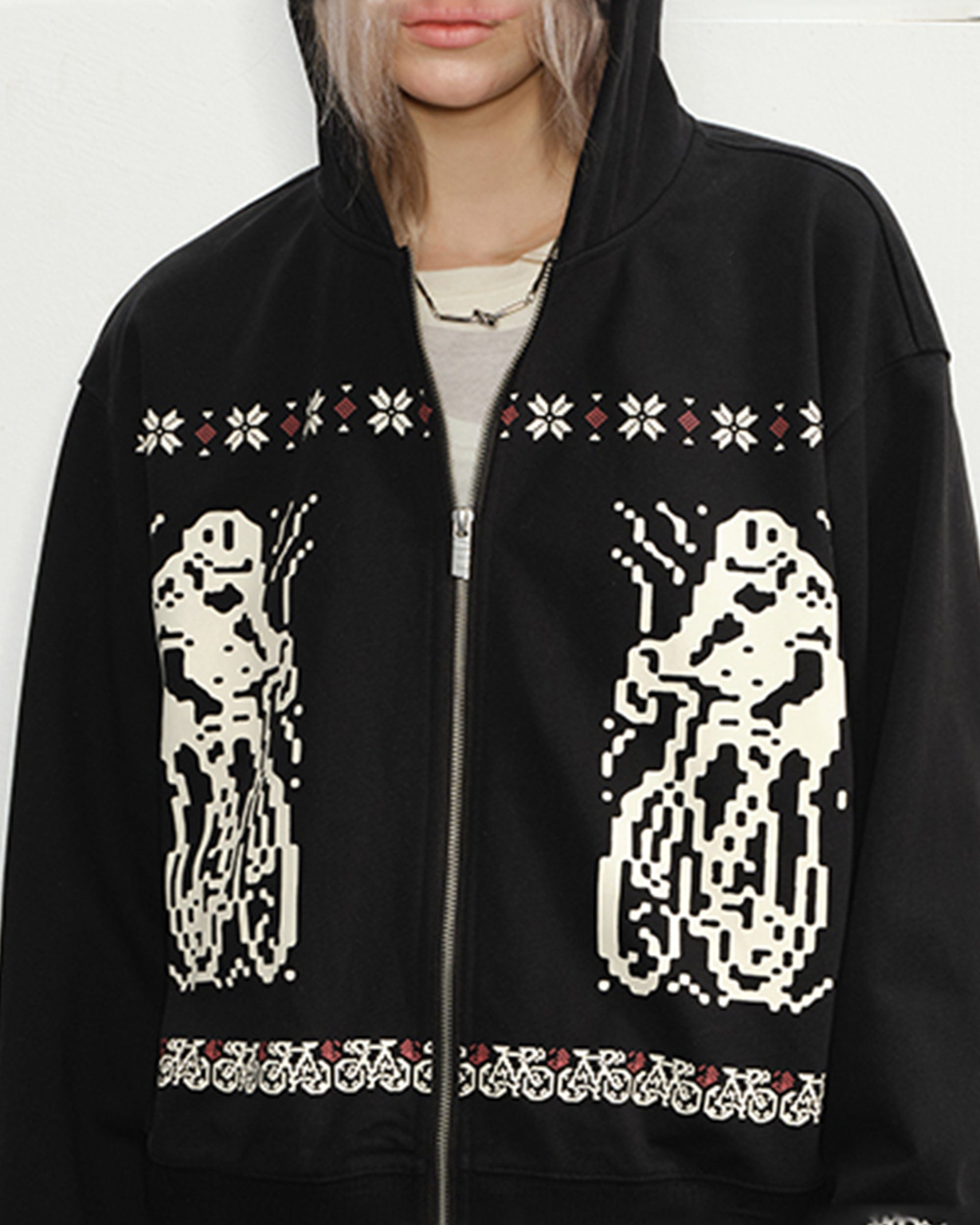 KREATE Bicycle Knitted Zip-Up Jacket
