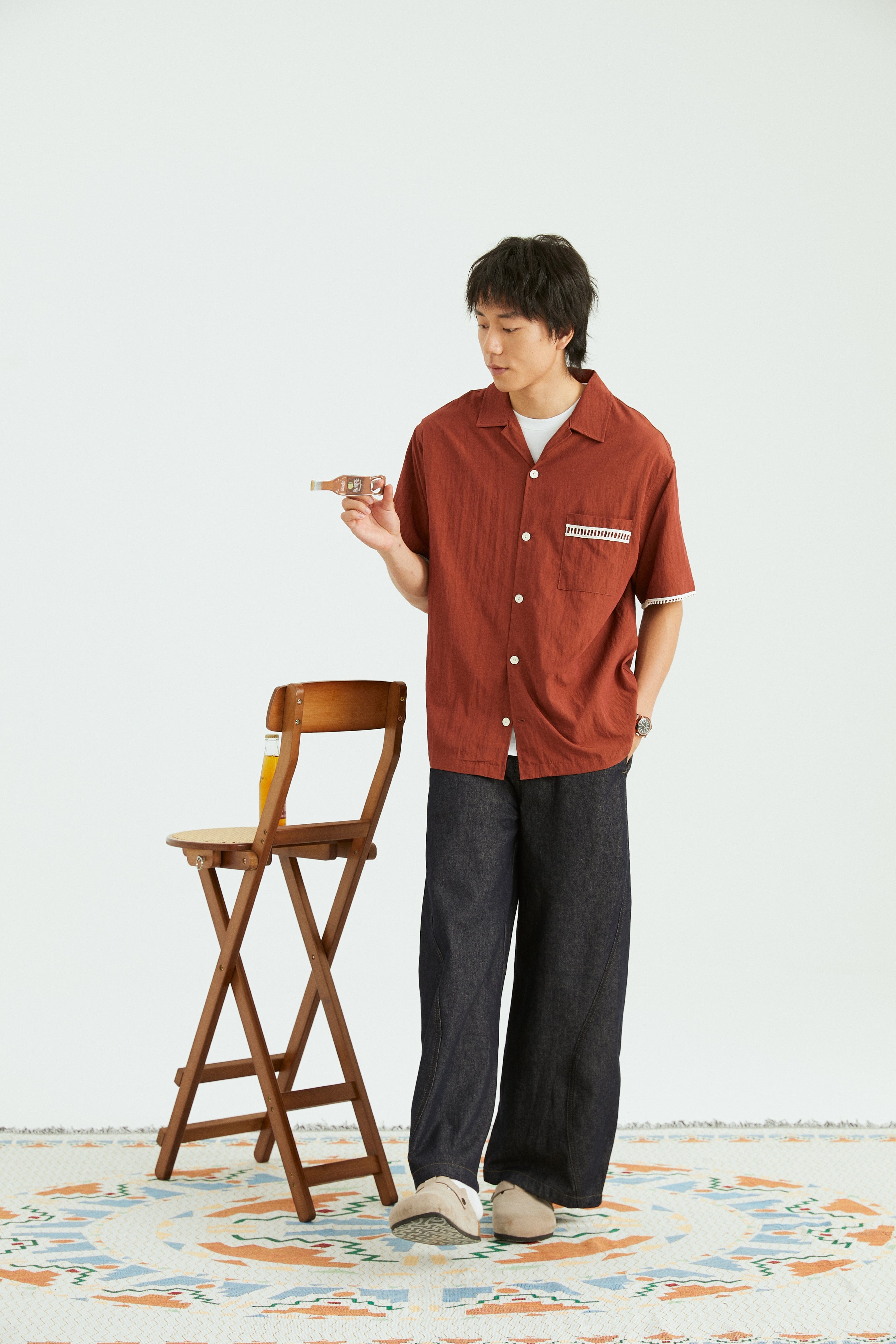 ONADAILYBASIS Essential Curved Paneled Raw Jeans