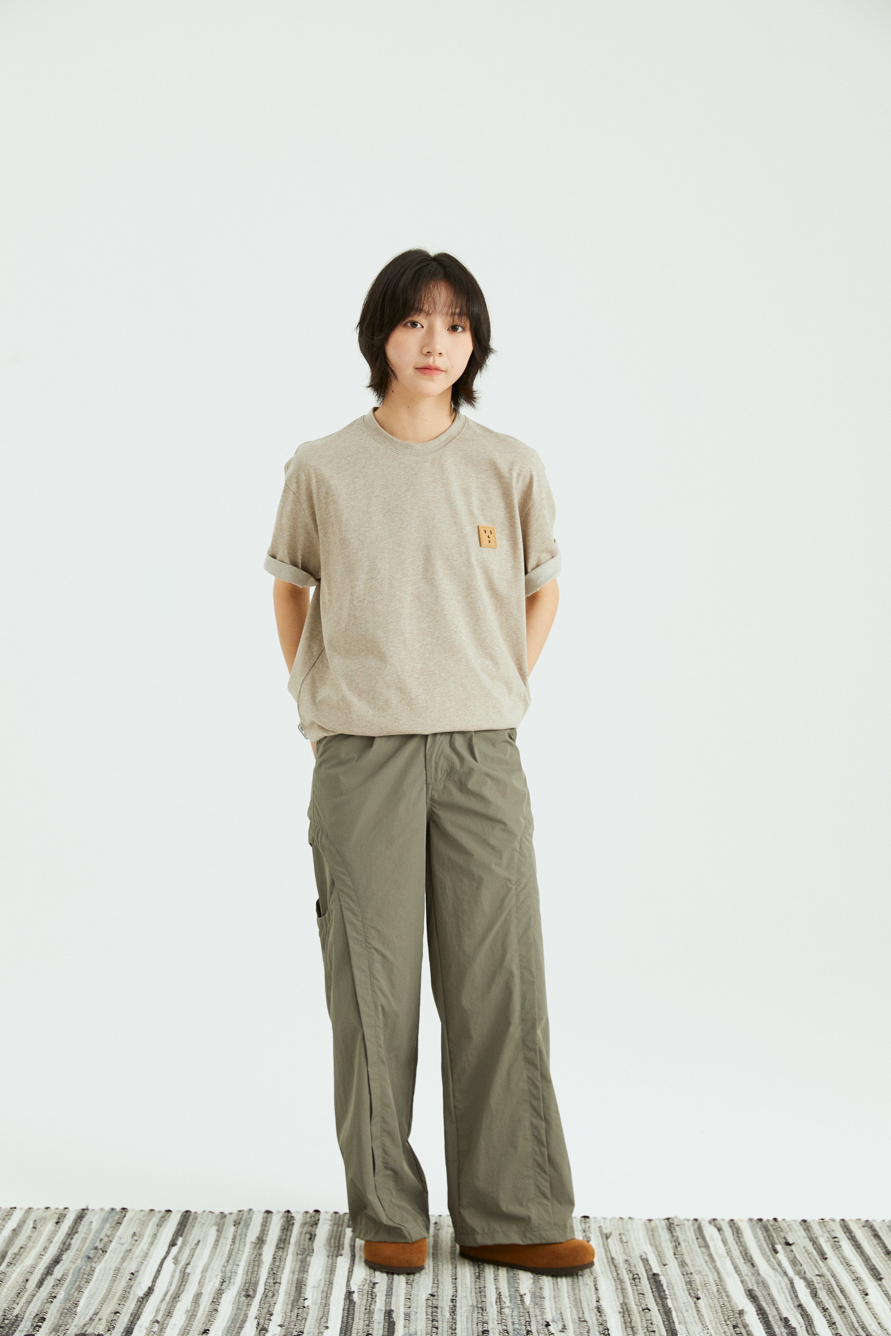 ONADAILYBASIS Curved-Pocket Paneled Utility Pants