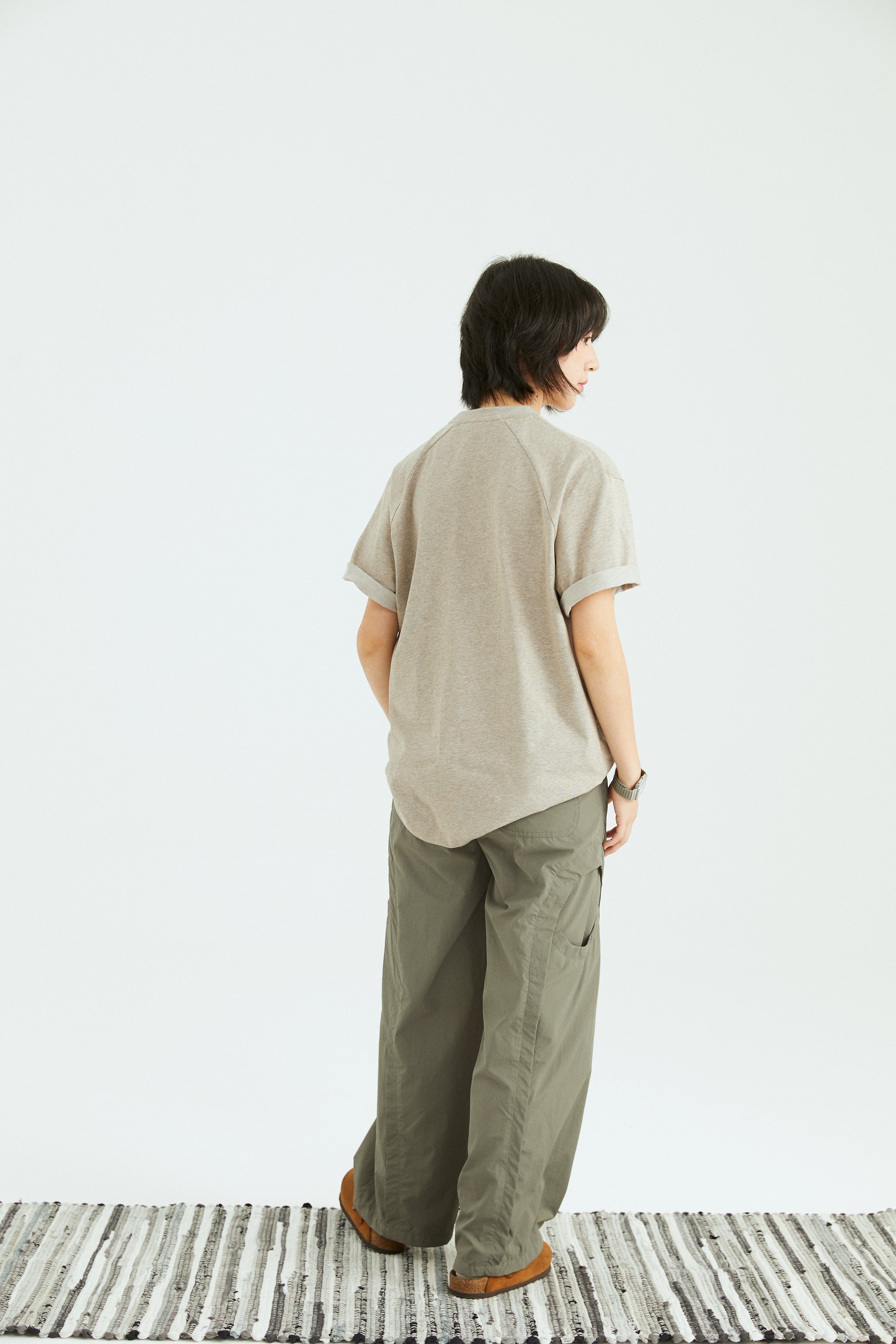 ONADAILYBASIS Curved-Pocket Paneled Utility Pants