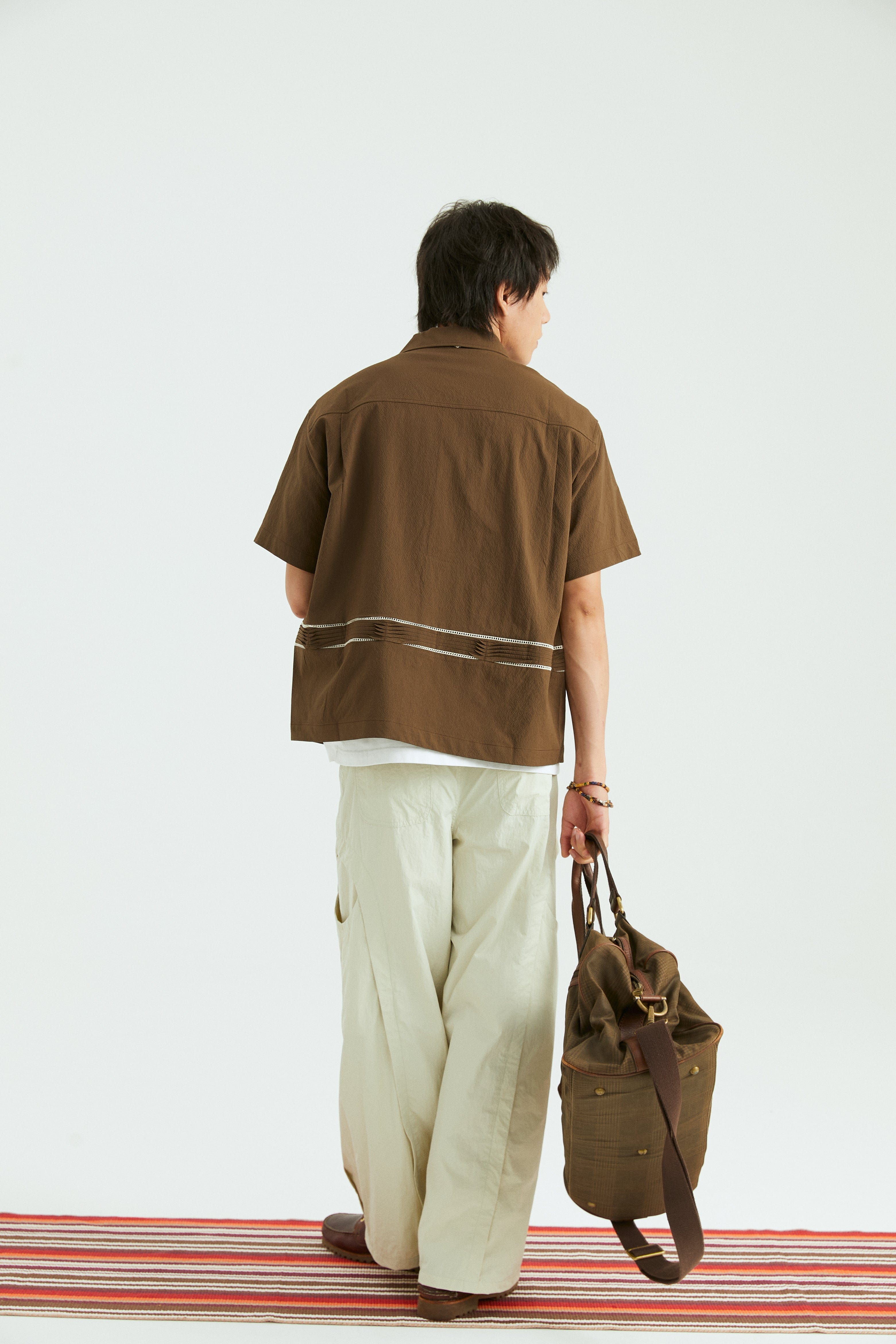 ONADAILYBASIS Curved-Pocket Paneled Utility Pants
