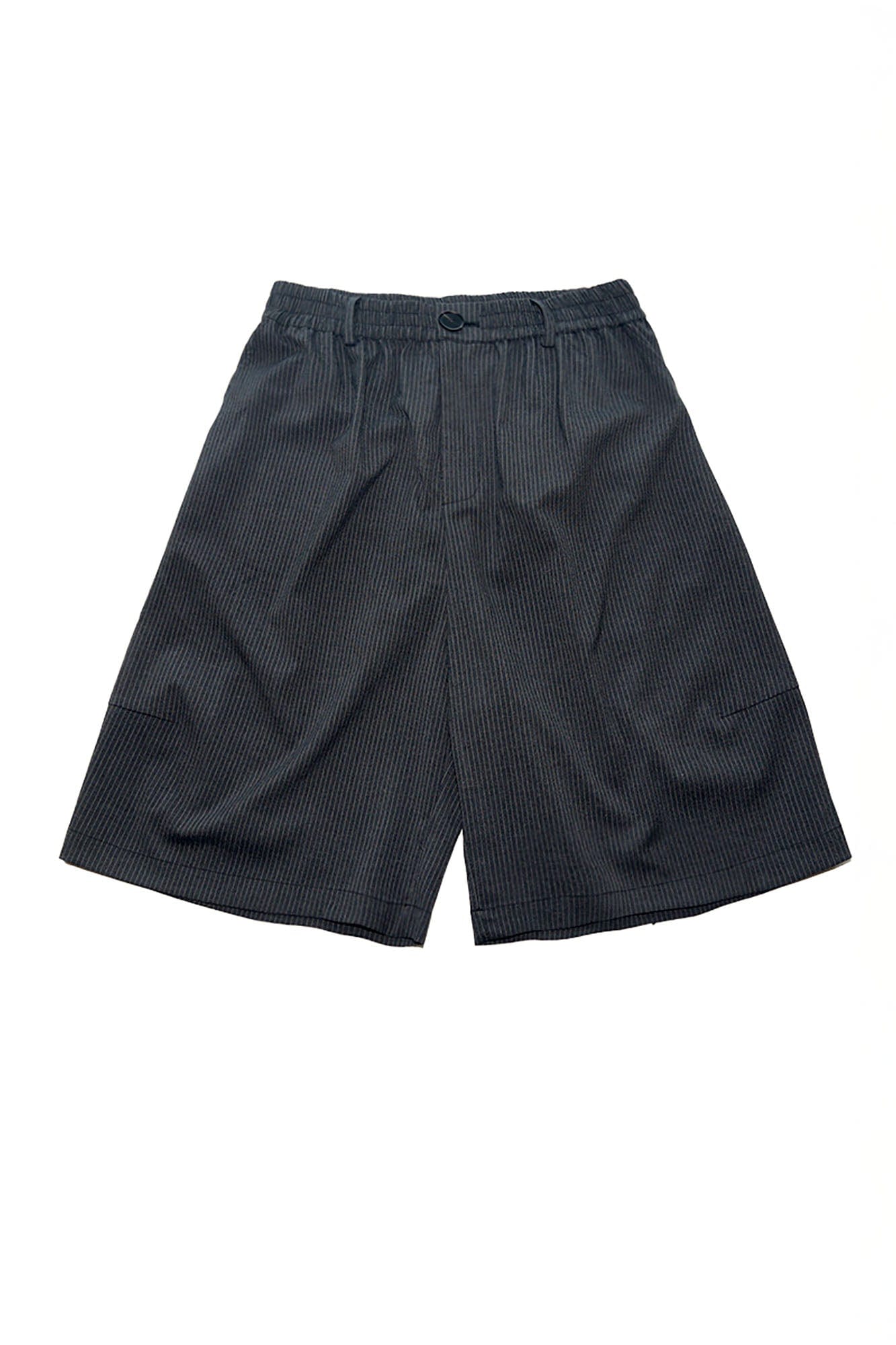 TRECLUB Retro Pinstriped Lace Pocket Short