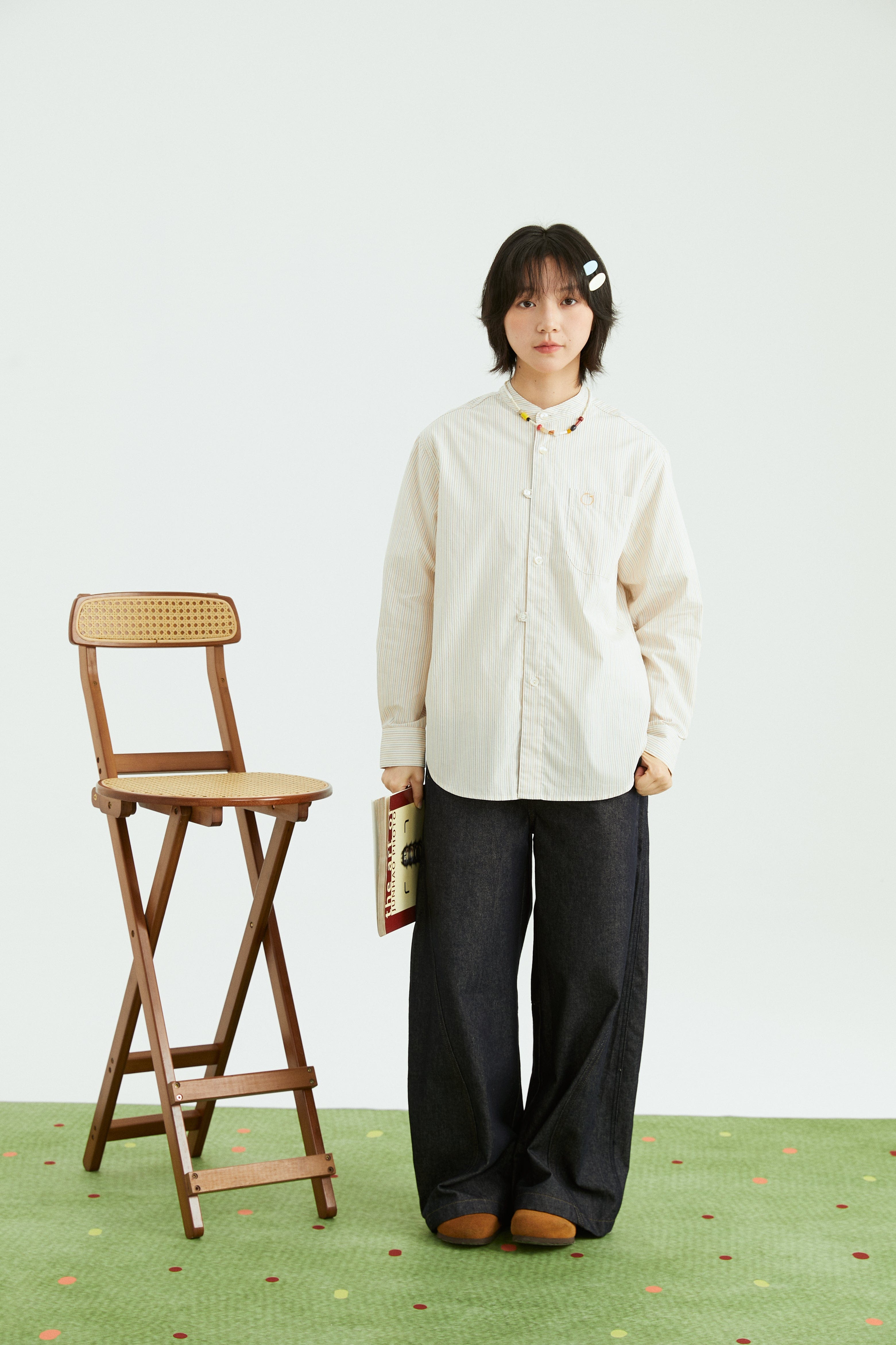 ONADAILYBASIS Essential Curved Paneled Raw Jeans