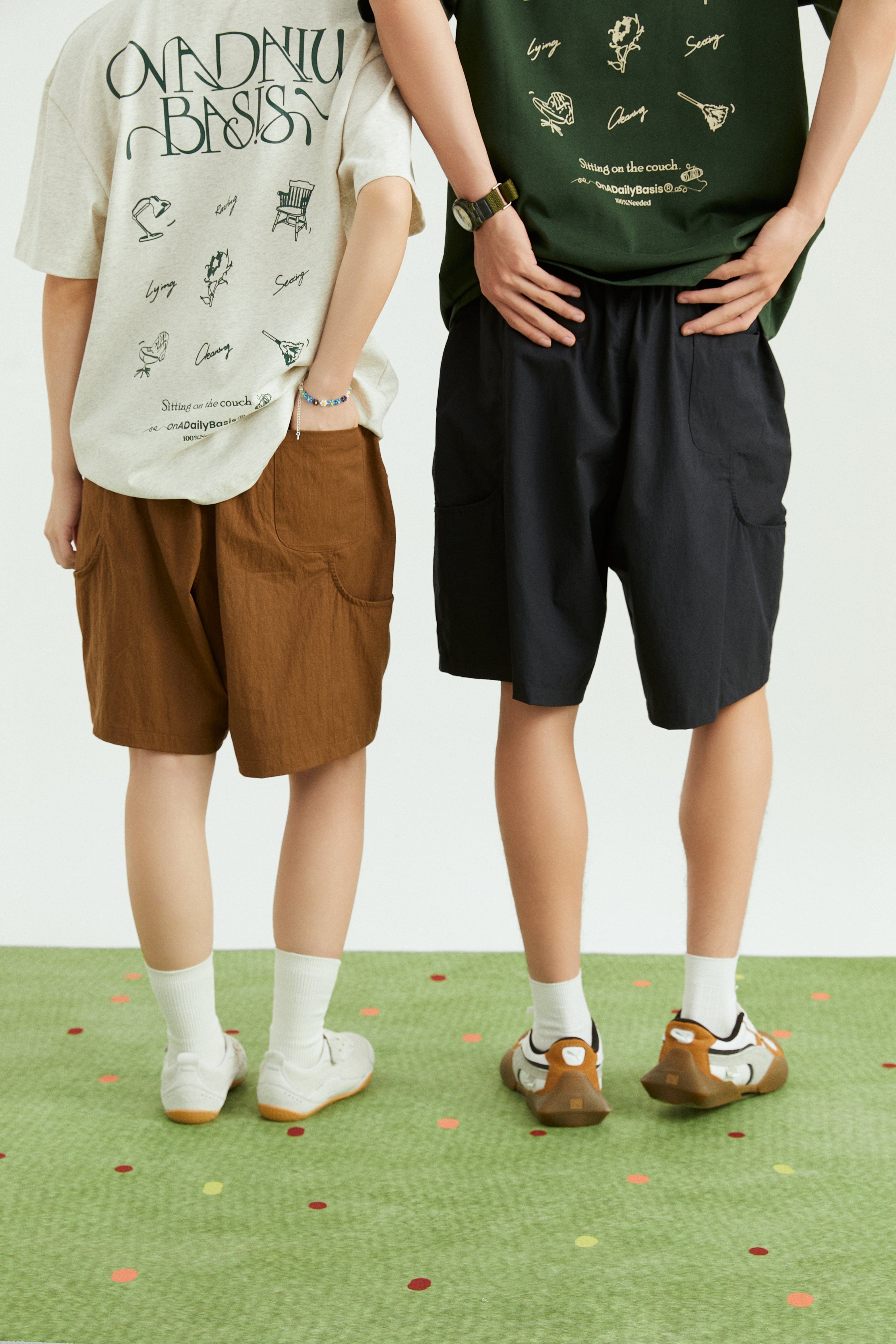 ONADAILYBASIS Layered Pocket Quick-Dry Outdoor Shorts