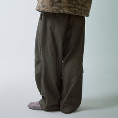 F2CE Retro Deconstructed Crinkled Pants