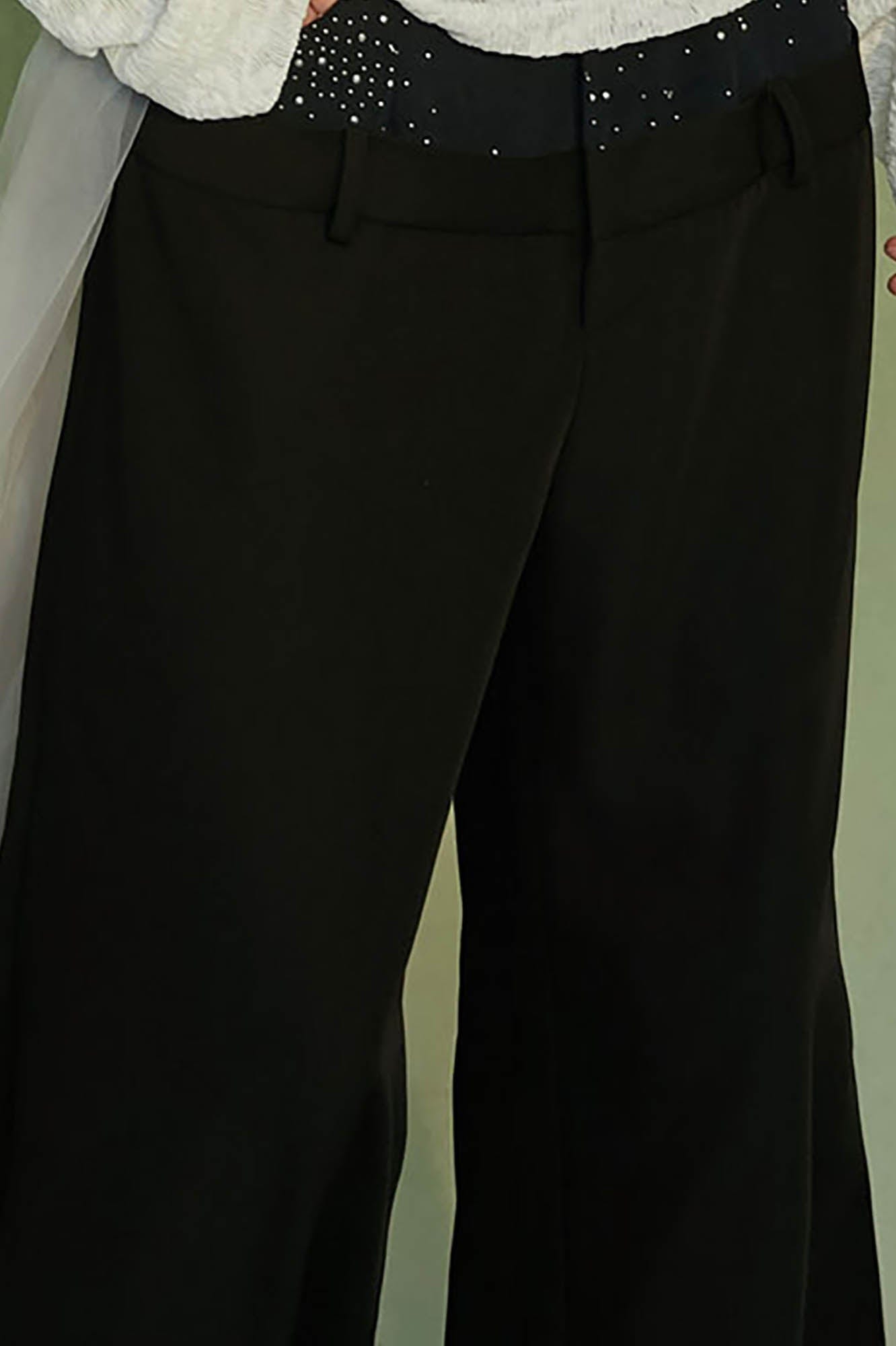 JIECHI Diamond Double-Waist Trousers