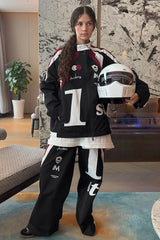 MIICHOUS Infinite Racer Patchwork Spliced Racing Jacket