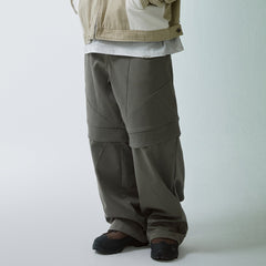 F2CE Modern Deconstructed Double-Knee Rivet Pants