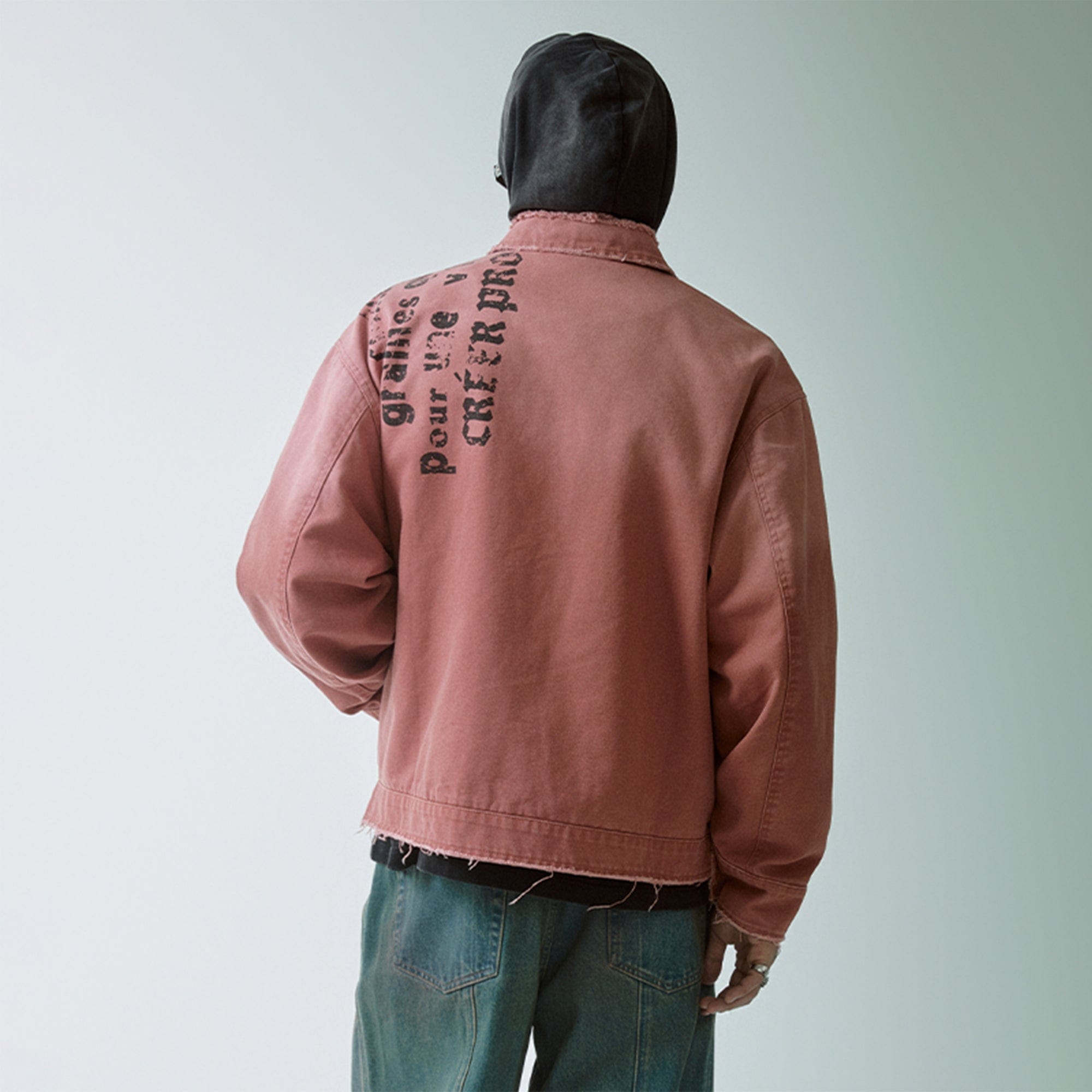F2CE Distressed Badge Patchwork Jacket