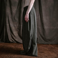 ILNya Nieternite Nifutur Crinkled Wool-Blend Voluminous Trousers