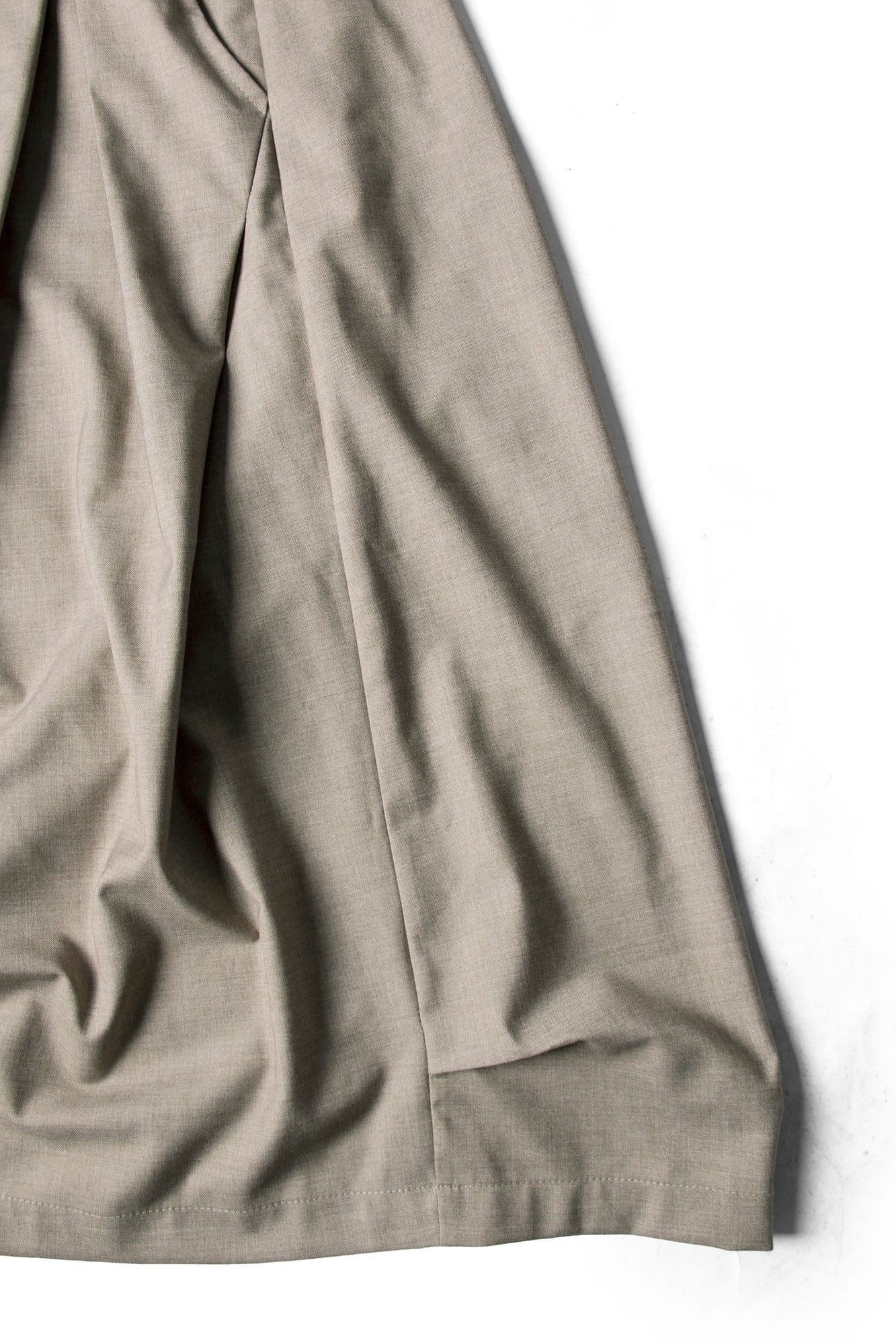 RELABEL Pleated Drape Wide-Leg Shorts