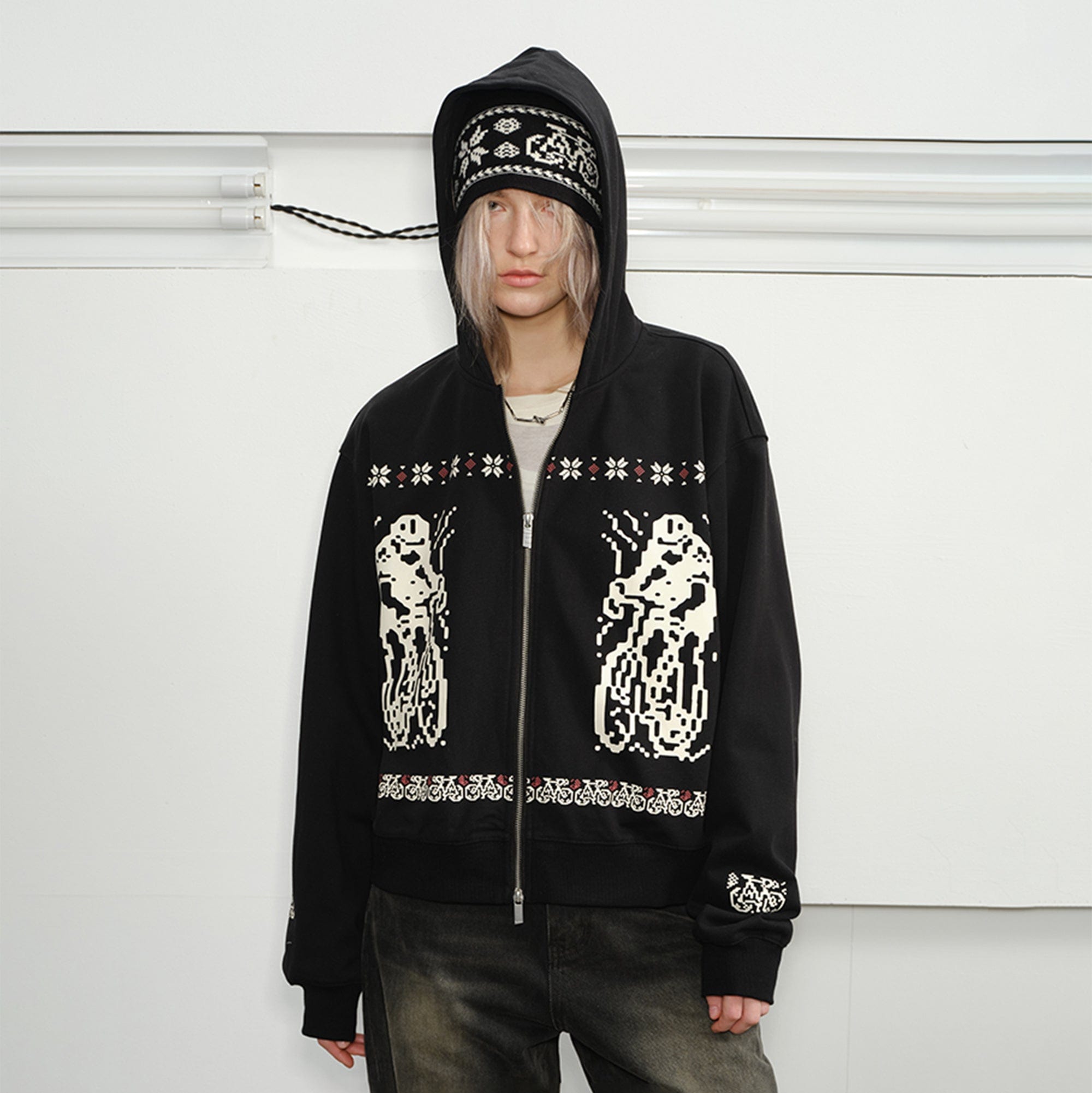 KREATE Bicycle Knitted Zip-Up Jacket