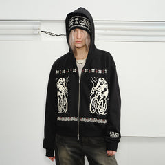 KREATE Bicycle Knitted Zip-Up Jacket