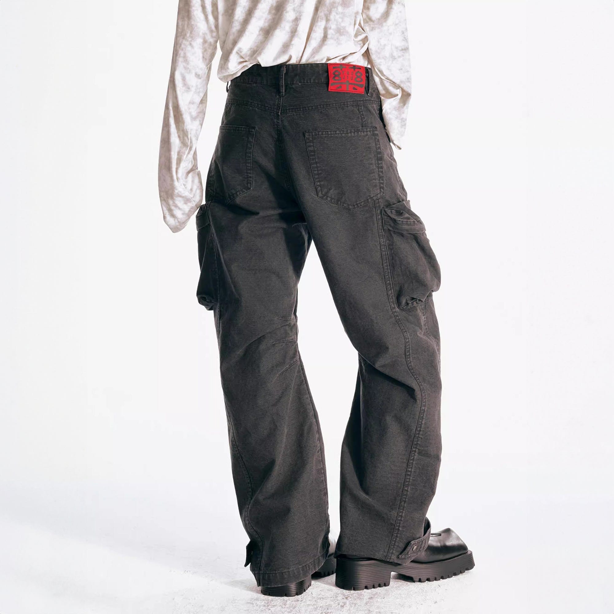 1997 POSTOFFICE Turquoise Big-Pocket Cargo Pants