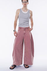 ASSEEN Washed Balloon Oversized Jeans