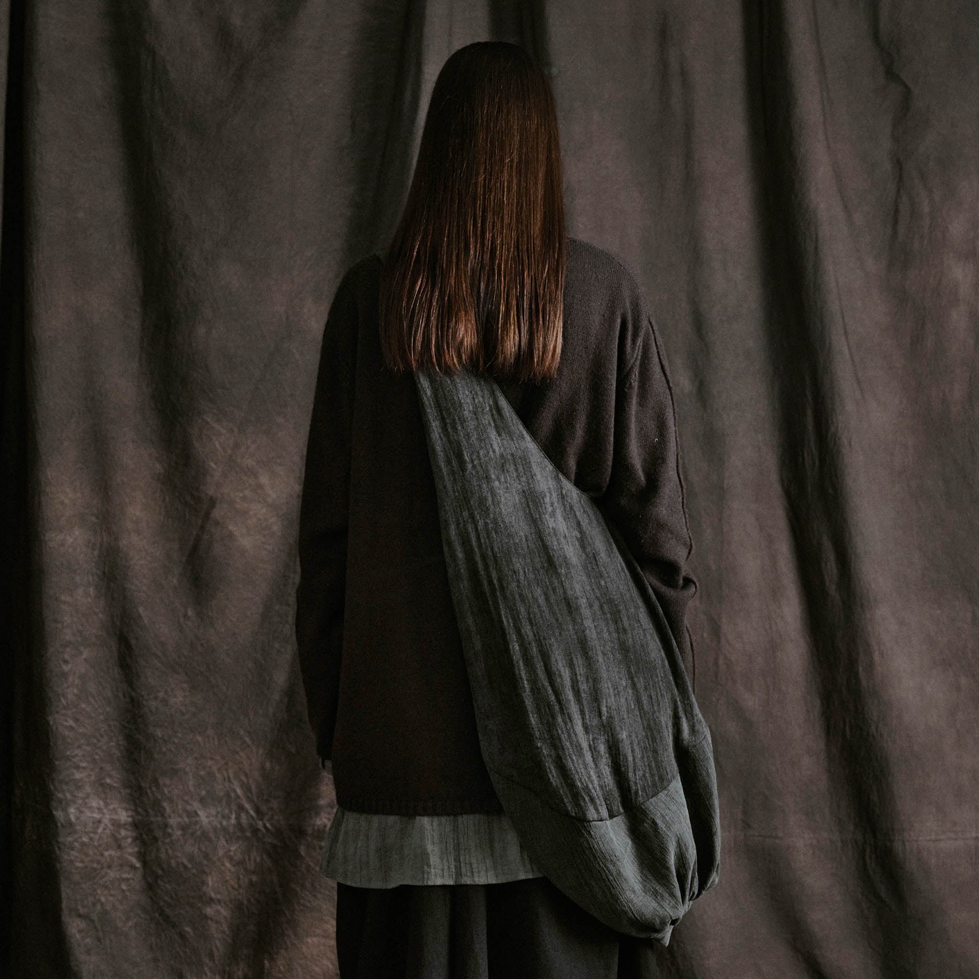 ILNya Nieternite Nifutur Draped Crescent Oversized Tote