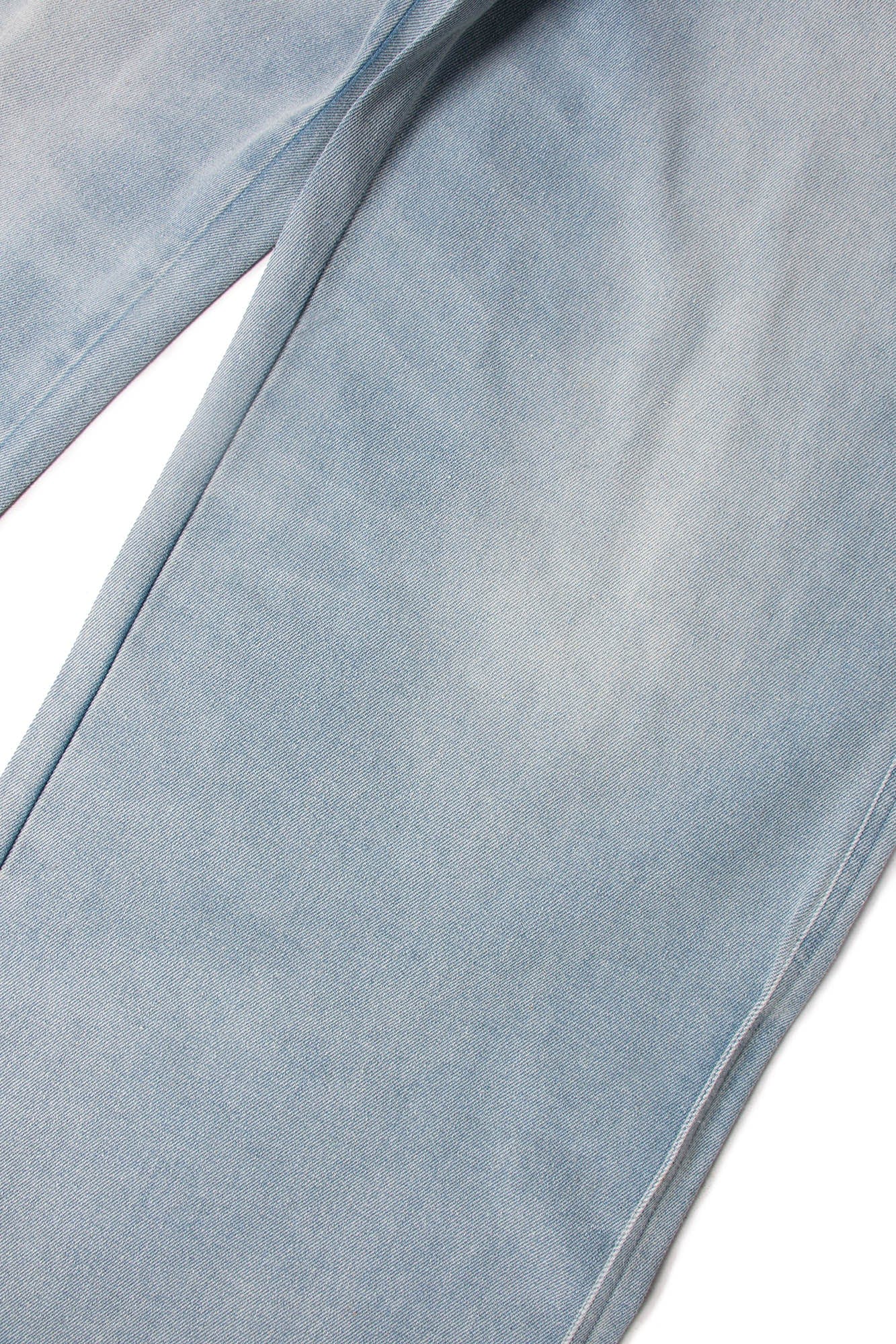 RELABEL Washed Puddled Wide-Leg Jeans