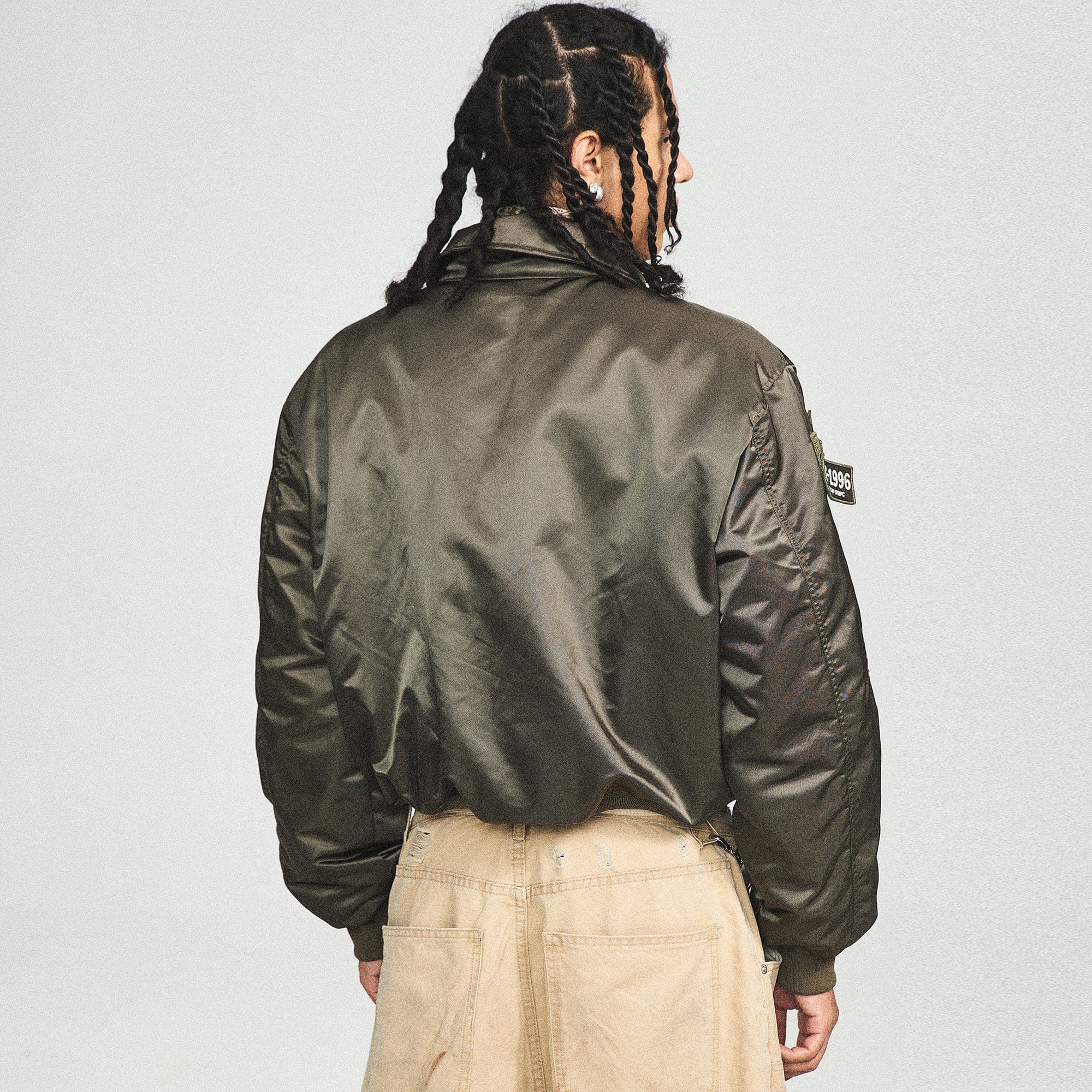 STEEPC Camo MA2 Multi-Pocket Patchwork Reversible Jacket