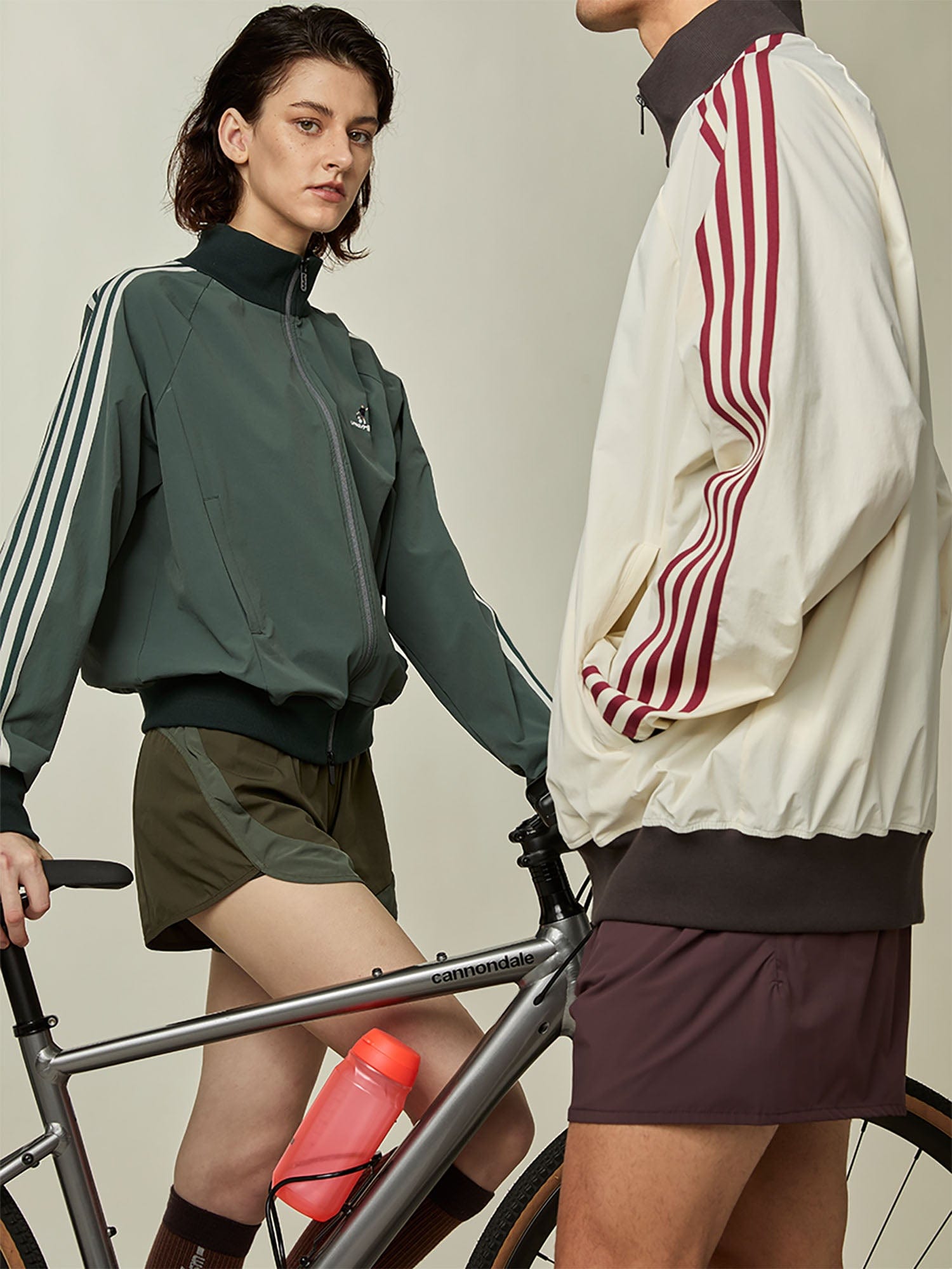 UMAMIISM Retro Striped Track Jacket