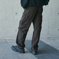 ENSHADOWER Modern Pleated Zipper Tactical Cargo