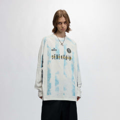 OVDY Retro Distressed Long-Sleeve Jersey