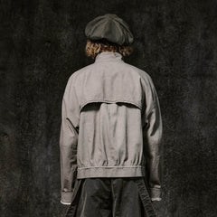ILNya Nieternite Nifutur Arc Spliced Layered Raw-Edge Utility Jacket