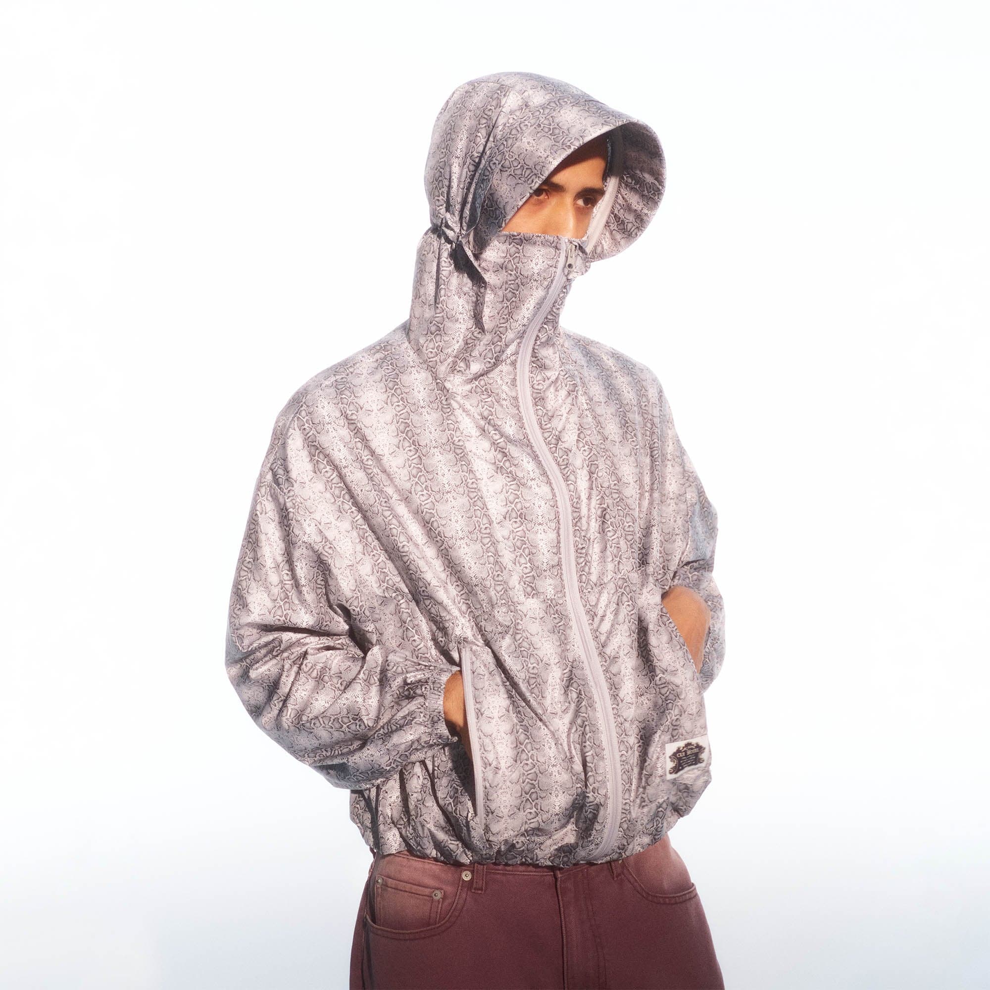 TRECLUB Snakeskin UV Protection Hooded Jacket