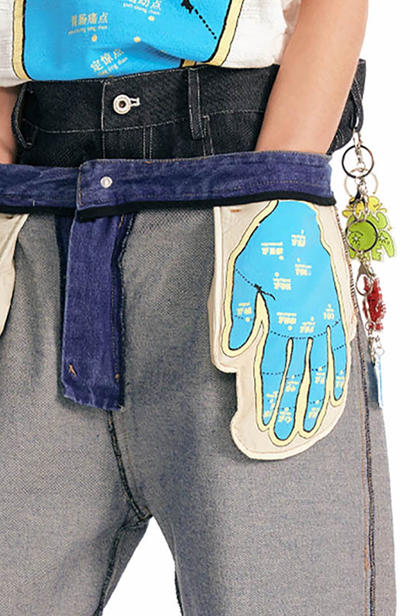 1997 POSTOFFICE Essential Washed Wide-Leg Jeans