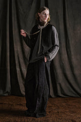 ILNya Nieternite Nifutur Wool-Blended Pleated-Waist Spliced Trousers