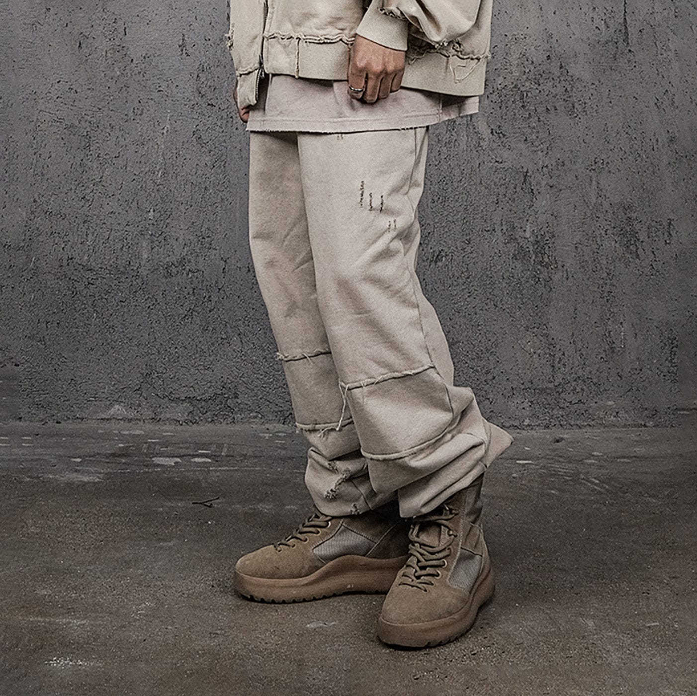 UNDERWATER Wasteland Ripped Spliced Jogger