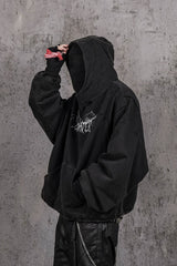 UNDERWATER Hellbound Wing Distressed Elevated Hoodie
