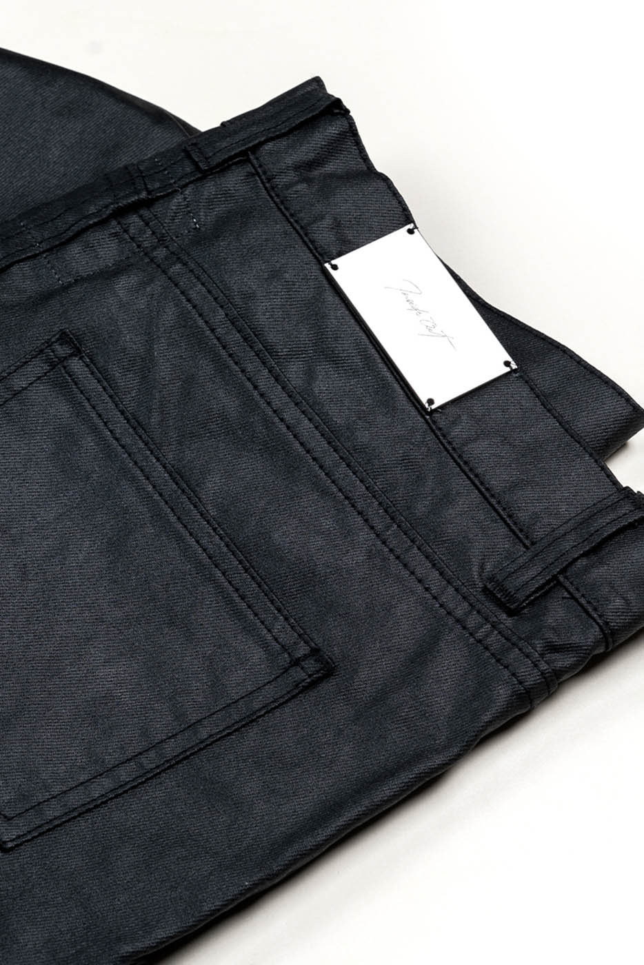 INSIDE OUT Multi-Zipper Rivet Pants