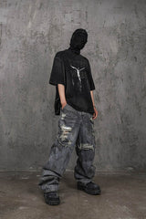 UNDERWATER Distressed Jesus T-Shirt