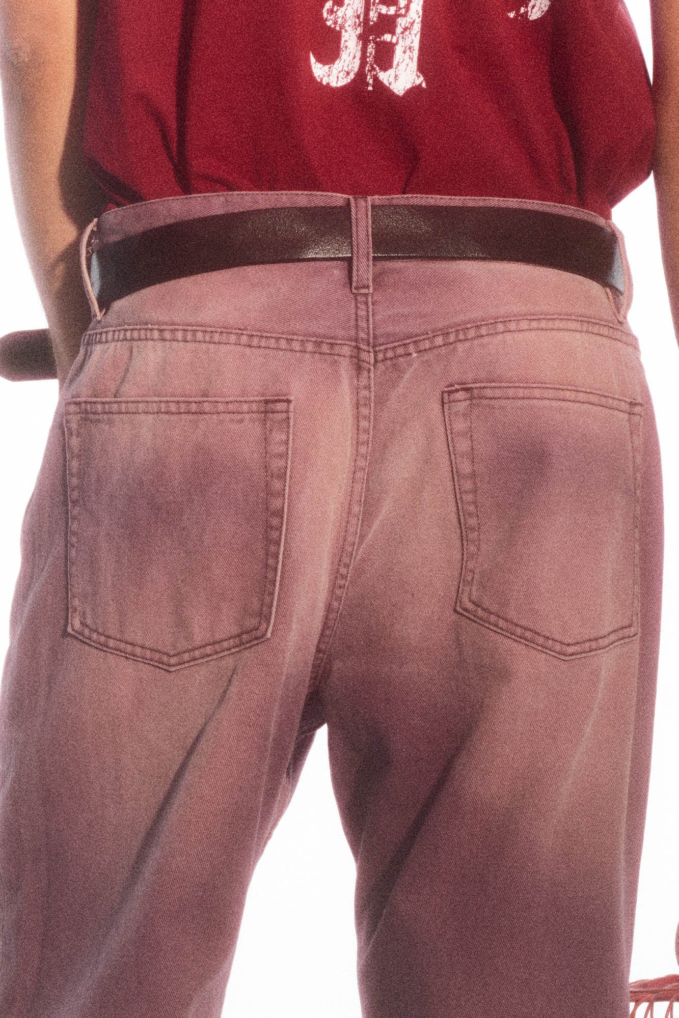 TRECLUB Retro Washed Jeans Violet