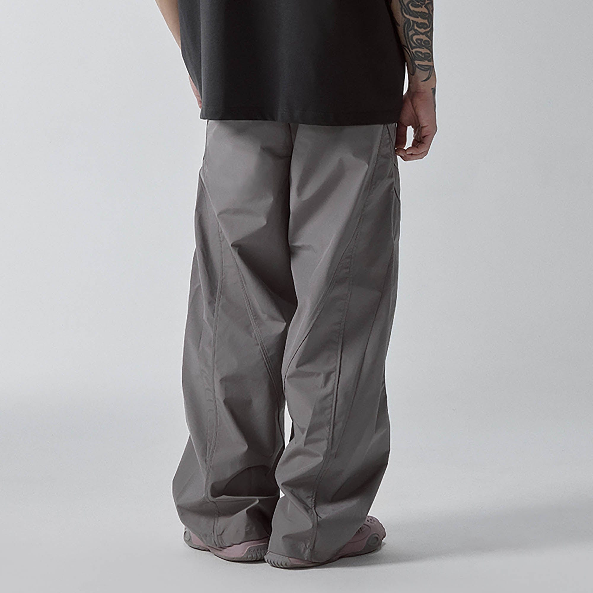 F2CE Cut-Out Curved Paneled Tech Pants